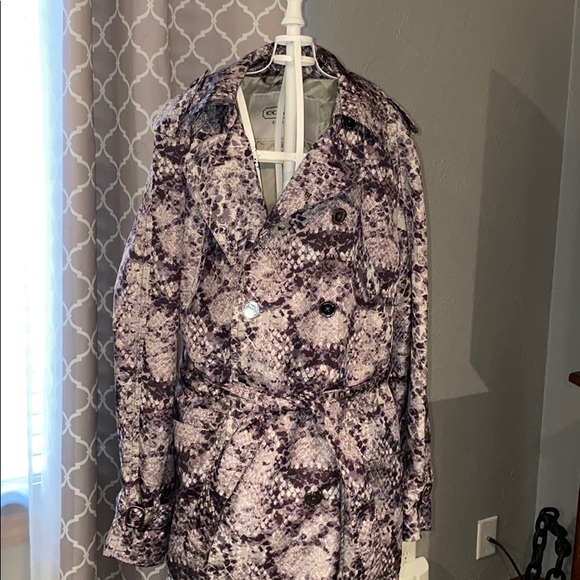 Authentic Coach Python grey rain coat - Picture 4 of 8